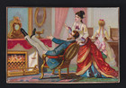 Day   Martin Real Japan Blacking London Trade Card lazy Man    2 Ladies  V321 