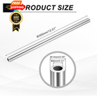 Uxcell 304 Stainless Steel Tube  8mm Id 14mm Od 305mm Length  Silver 