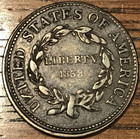 1838 Us Hard Times Token Anti Slavery Am I Not A Woman   A Sister Ht-81 Low 54 