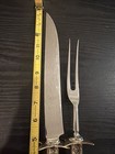International Prelude Sterling Silver  2 Piece Carving Set Sterling Handles