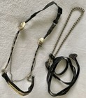 Gorgeous Mini Miniature Silver Horse Cable Show Halter   Lead arabian Style