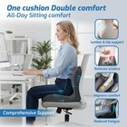 Seat Cushion office Chair Cushion With Lumbar Support memory Foam Car Orthope   