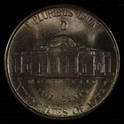 Jefferson Silver War Nickel  1943 D  Brilliant Uncirculated  Lot   9041-9-119