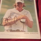 Annika Sorenstam Lpga Golf Legend Golfing Signed Autograph Auto 8x10 Photo  Hof 
