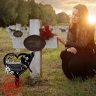 Rngmsi Husband Grave Marker Cemetery Cardinal Memorial Stake Outdoor