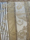 Croscill Boudoir Gold Decor Throw Pillow 18 X 13 Gold Fringe Jacquard Damask