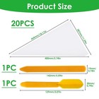 22 Pcs Tile Grout Masonry Mortar Bag With Tile Caulk Tool  16  X 12  Heavy Du   