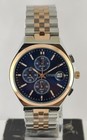 Citizen Chronograph Quartz Blue Dial With  date  Men Wristwatch  keep Good Time 