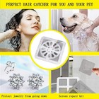 20 Pcs Disposable Shower Drain Hair Catcher  Sink Drain Strainer  Drain Cover