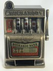Vtg Atlantic City Buckaroo Bank Novelty Coin Slot Machine Cast Metal Jackpot