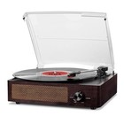 Bluetooth Vinyl Record Player 3-speed Turntable With Stereo Speakers Vintage 