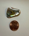 4 Vintage Sewing Buttons Textile Carved  Abalone Paua Shell Buttons Large  1 25   