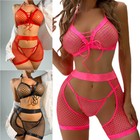 Women s Sexy Lingerie Hollow Out Sleepwear Nightwear Babydoll Underwear Bra Sets
