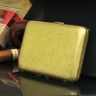 High Grade Collectable Vintage Solid Brass   Copper Cigarette Case Holder