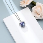 Cremation Jewelry Angel Wing Heart Urn Necklace For Ashes For Women Memorial    