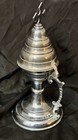 Vintage Orthodox Brass Hand Censer Lidded Incense Burner