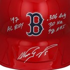 Nomar Garciaparra Red Sox Signed Chrome Replica Batting Helmet W inscs - Le 10