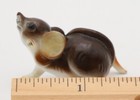 Vintage Bone China Miniature Mouse Figurine Made In Japan