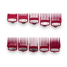 Share 10 Premium Clipper Guards   Holder Red Fits Wahl  Babyliss  jrl And Gamma 