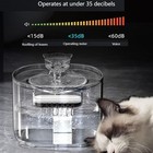 Cat Water Fountain 70 Oz  2 2l Automatic Pet Dog Water Fountain Ultra Quiet Usb