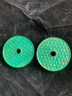 Excellent 2pcs Chinese Old Turquoise Hand Carved  lee Dragon  Little Bis