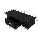 Wall Mount Locking Styling Station Barber Beauty Holder Salon Spa Equipment Us