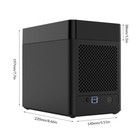 Orico Usb3 0 type C 2 5 Bay Hard Drive Enclosure 3 5  Sata Hdd Docking Station