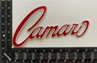 Camaro By Chevrolet Embroidered Iron On Logo Patch  red  9 5 x5 5 
