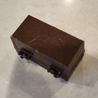 Vintage  Marx Johnny West Best Dark Brown Strong Money Box Cowboy Accessory