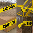 Singhal Caution Tape - 3  X 1000 Ft Yellow Barricade Tape   High Visibility