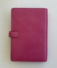 Filofax Raspberry Leather Finsbury Personal Organizer Planner 7 5 ht 5 25w