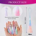 30pcs Mini Tassels For Crafts Bookmark Tassels For Crafts 10 Colors Silky Soft T