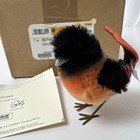 Rare White Tag Ltd Ed Mohair Miniature Oriole Bird 3    Nice  667411