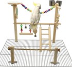 Bird Playground Top Cage  Parrot Gym Hanging Chewing Toys  Cage Top Play Stan   