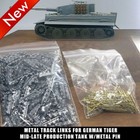 1 35 Track Metal Link W brass Pins Diy Set For German Tiger Mid-late Tank Model