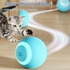 Smart Rotating Ball  Cat Toy Rolling Ball Interactive Rotating   2 Pcs    pink 
