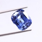 Aaa Natural Flawless Ceylon Blue Sapphire Loose Cushion Gemstone Cut 12x10 Mm