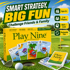 Play Nine Golf Card Game Family Party Gift Strategy Fun Kids Adults Ages 8  2-6p