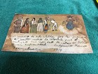 Antique Mexican Retablo Religious Painting On Tin Santa Nino De Atocha