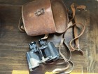 Vintage Carl Zeiss Jena D f  6x30 German Military Spec Binoculars W leather Case