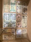 41 Pcs Of Different Foreign Currency Banknote Lot Well Circulated W bonus Coins
