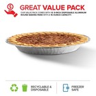 Stock Your Home 9 Inch Aluminum Tart Pie Pans  10 10 Pack  9 Inch   Silver