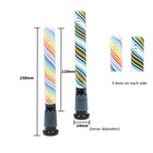 4pack   6inch Hookah Water Filter Pipe Glass Bong Wag Wig Downstem Fit For Bong