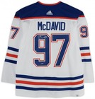 Connor Mcdavid Edmonton Oilers Signed White Adidas Authentic Jersey - Upper Deck
