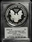 2020-w  1 American Silver Eagle Pcgs Pr70dcam  v75  First Stike