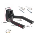 10 Pcs Pack Guitar Hangers Hook Holder Wall Mount Hanger Display Instrument