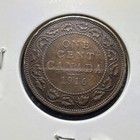 Canada Small Cent Bn Circulated Uncertified 1916 One Cent Coin