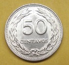 1970 El Salvador 50 Centavos Take A Look
