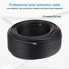 Solar Panel Wire 229ft 10awg 6mm 2 Solar Cable Extension Tinned Copper Wire