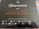 Beautyrest Plush To Berber Heated Blanket King Size Tan Color
